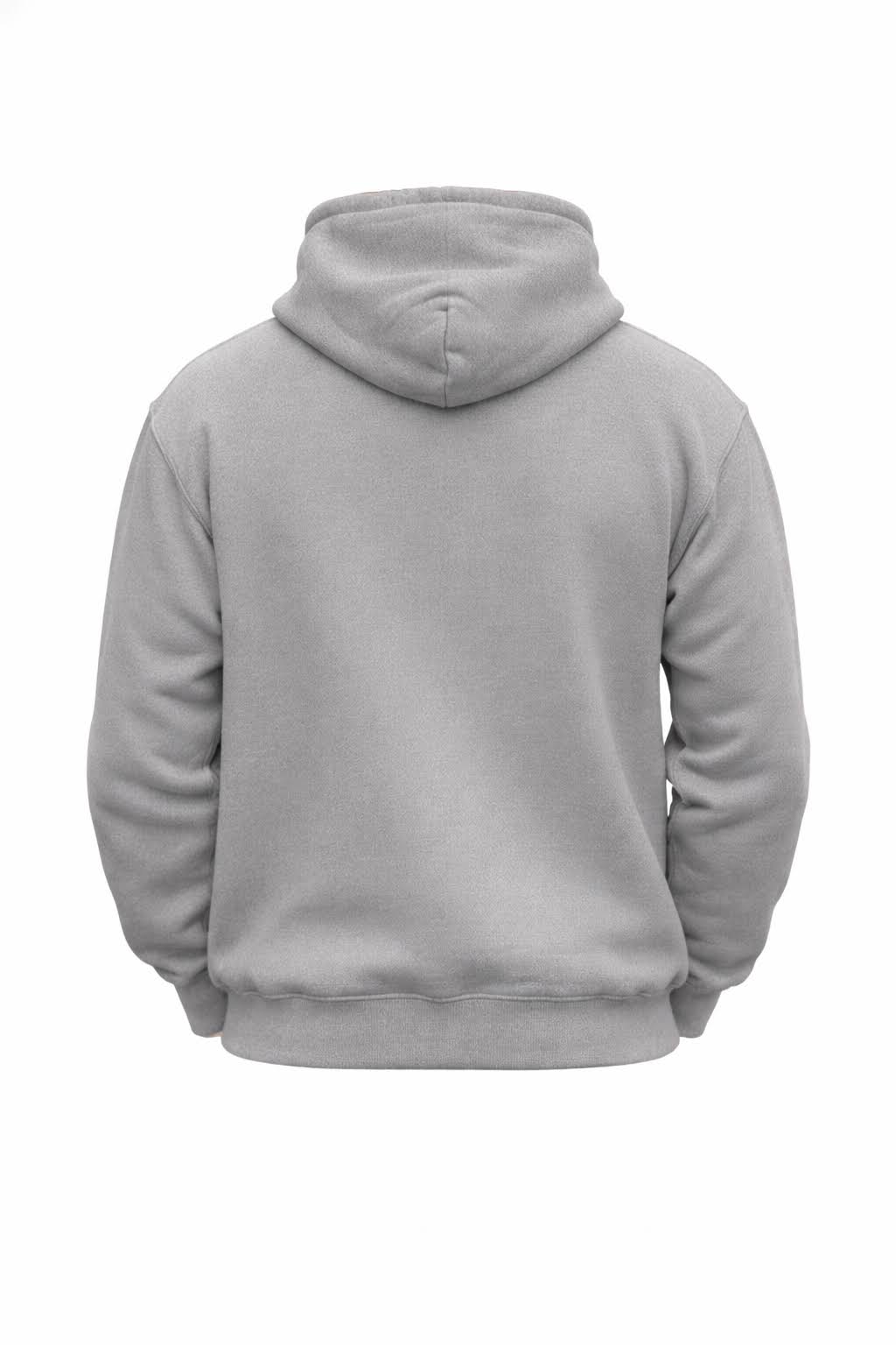 Geo-Crest Unisex Hoodie – Tardim Heather Grey Streetwear Fleece